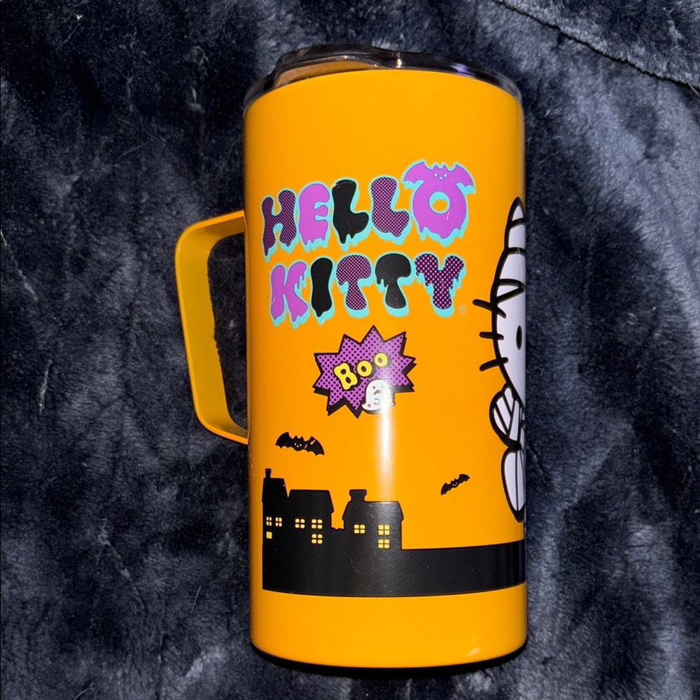 Sanrio Hello Kitty Orange and Silver Mug